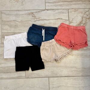 Toddler Shorts Bundle Cat & Jack, Children’s Place 12-18m & 2T